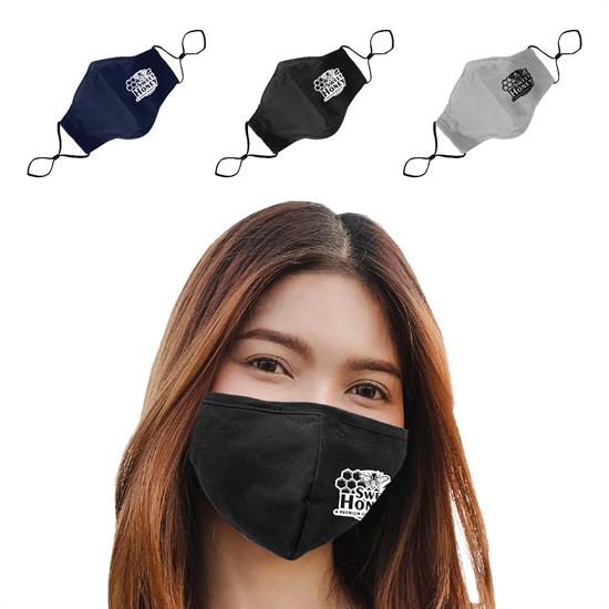 RFM3A - 3 Ply Cotton Fitted Mask
